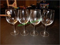 (4) Wine Glasses