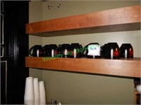 (15) Branded Coffee Mugs (black) (Edge Coffee Hous