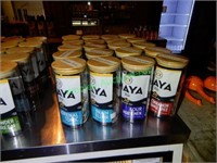 (20) Maya Tea Canisters, Includes Teabags Assorted