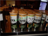 (20) Maya Tea Canisters, No Contents