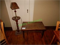 Coffee Table, Endtable and Lamp