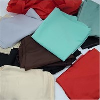 Lot of Vintage Silky Fabric