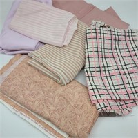 Lot of Pink Palette Vintage Fabric