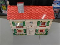 Antique Metal Doll House19"x7"x14"