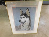 Glen McEarl Dog Framed Picture - 22 x 26