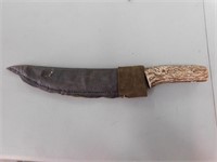 Hunting Knife With Leather Sheath - 16" Long