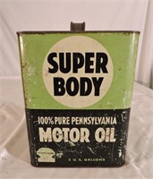 Super Body Motor Oil 2 Gal Tin