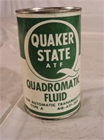 Quaker State Quadromatic Fluid 1 Q Tin