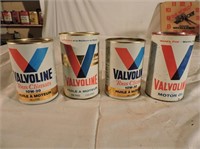 Valvoline Motor Oil Tins