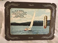 Powell Marine Dunnville Advertising Thermometer