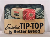 Tip-Top Bread Masonite Sign 18"x14