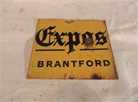Brantford Expositor Tin Sign 6"x5
