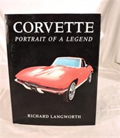 Portrait Of A Legend Corvette Large Book 14"T