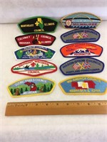 (10) BSA  Vintage Jamboree Patches