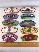 (10) BSA Jamboree Patches