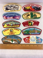 (10) BSA Jamboree Patches