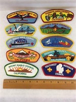 (10) BSA Jamboree Patches