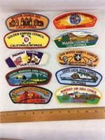 (10) Jamboree Patches  BSA