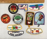 (10) Vintahe Boy Scout Jamboree Patches