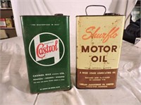 Castrol & Sureflow Motor Oil 1 Gal Tins