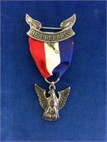 BSA Boy Scouts Sterling Silver EAGLE SCOUT Medal
