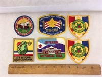 (6) BSA  Jamboree Patches