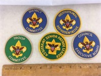 (5) BSA Boy Scout Patches