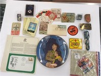 BSA Lot Boy Scout Rockwell Plate Mixed Items