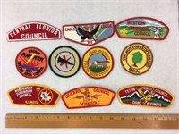 (10) Vintage BSA  Jamboree Patches