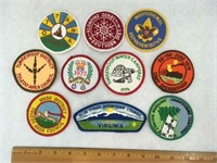 (10) Vintage BSA Scout Patches