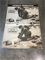 WWII Combat Injury Training Poster