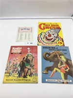 Lot of 4 - 1946-1964 Circus Programs
