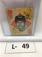 1951 Topps baseball Blue back Card