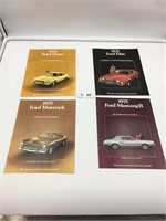 Lot of 4 Ford Showroom Catalogues