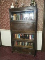 Six pcs.Barrister bookcase with sec. and base dwr.