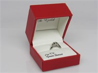 0.50 ct 10k White Gold Diamond Ring *Appraisal*