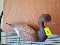 WOOD CARVED DUCK DECOY