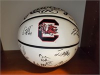 RAWLINGS SIGNED GAMECOCK BASKETBALL-