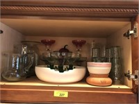 GROUP LOT- MARGARITA GLASSES, CHIP AND DIPS, MISC