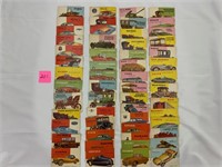 Vintage Trading Cards of Motorized Vehicles