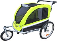 Booyah Large Pet Bike Trailer Dog Stroller