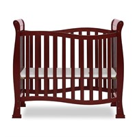 Dream On Me Violet Mini Crib in Cherry