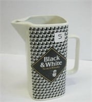 Black & White Scotch Wisky Jug