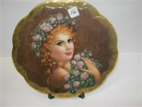 Beautiful "Honey Suckle Rose" Collector Plate