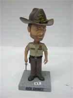 Funko Rick Grimes Bobble Head- 7 inches high