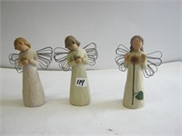 3  Willow Tree Angels