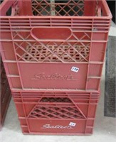 2 Sealtest Stacking Crates