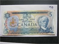 1979 Canadian Five dollar Bill  (30562885930)