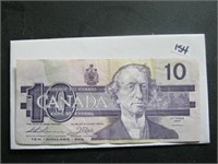 1989 Canadian Ten Dollar Bill   (AEY1780332)