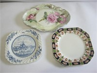 3  Antique Plates